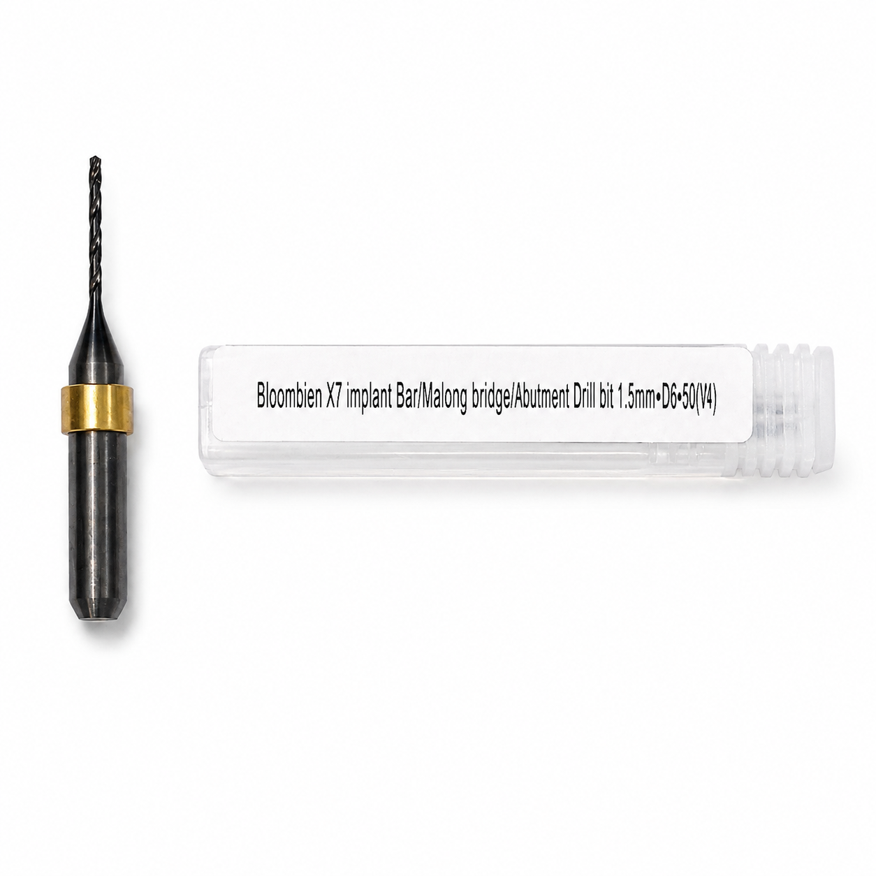 Bloomden X7 implant Bar/Malong bridge Abuntment Dill bit 2.0mm+D6*50(W)