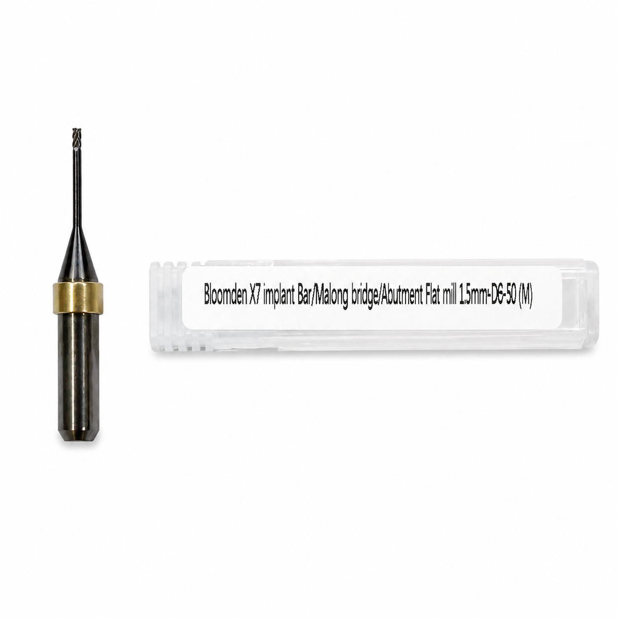 Bloomden X7 implant Bar Malong bridge /Abument Flat mill 1.5 -D6 -50 (M)